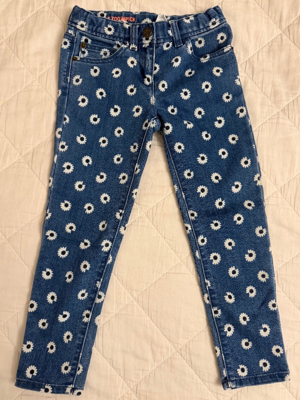 Crewcuts girls’ daisy jeans - “ankle toothpick”